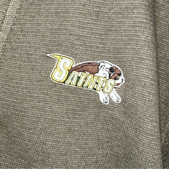 BoxerCraft Jacket Half Zip Long Sleeve Saint Bernard Logo Pullover 1/2 Zip Top - Picture 10 of 15